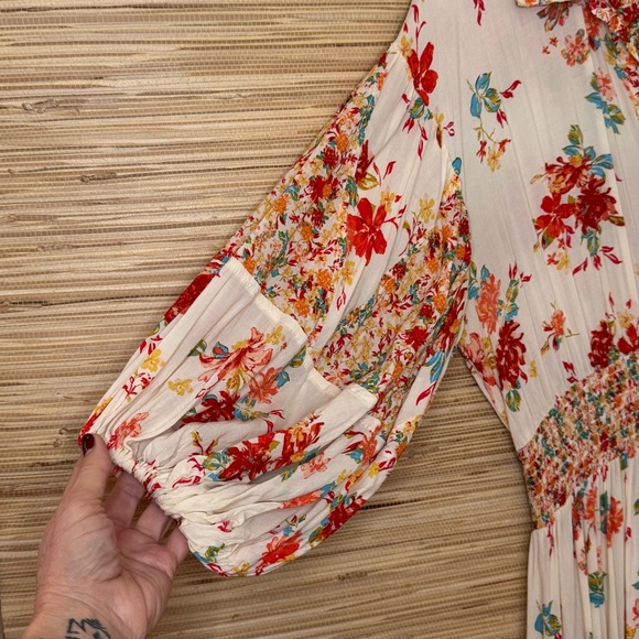 Free People Boho Floral Prairie Dress - Picture 11 of 16